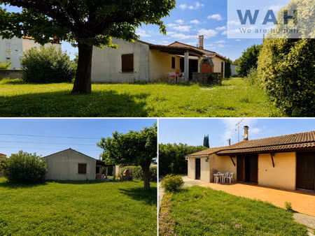 maison de plain-pied 4 pièces 90 m2 avec grand terrain pis