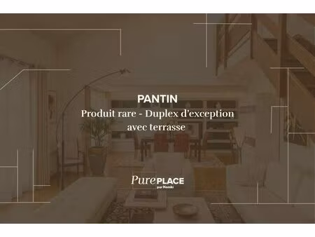 duplex t5/6 de 148 m2 à pantin 93500  rue des berges