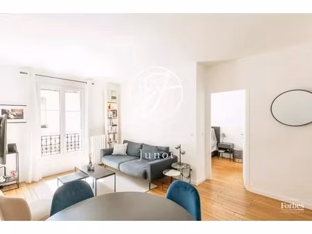 paris 16e - passy / la muette - appartement - 3 pièces - 56 58 m² carrez - 2 chambres