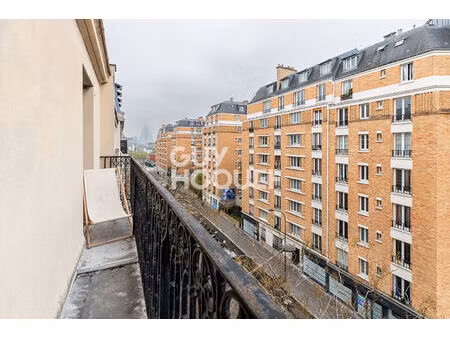 75016 porte de saint-cloud | 2 pièces 35 m² | balcon plein sud | dernier étage