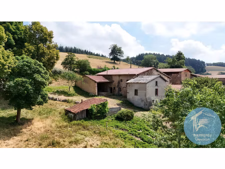 violay (loire) corps de ferme habitation   etable grange et