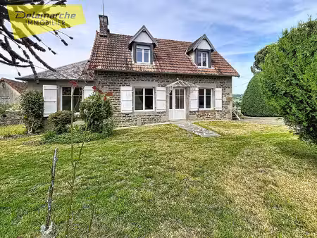 maison à vendre juvigny les vallées (50520)  6 pièces  3 chambres  terrain environ 2850m²