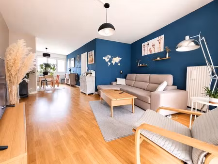 bois-guillaume – appartement t3 de 77 m² avec balcon plein sud  parking et cave dans résid