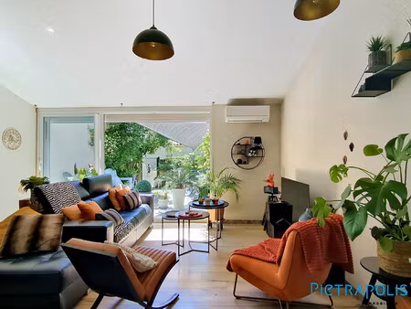 sete: maison de charme t2 de 42.34m² loi carrez  jardin de 20m?