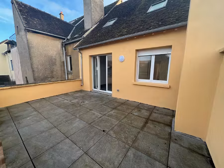 sens  hyper centre appartement 3 pièces avec terrasse