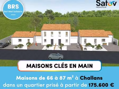 vente programme neuf maison à challans (85300) : à vendre maison / 66m² challans