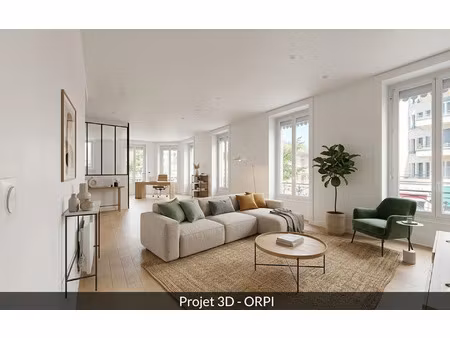 appartement lyon 7 127.46 m² t-4 à vendre  539 000 €