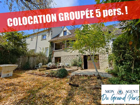 colocation orsay plateau de saclay - maison 145 m2 - 5 chambres - grand jardin