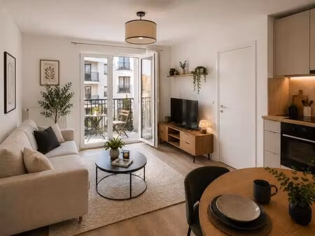 charmant 2 pièces avec balcon – thiais / quartier grands champs – proche ligne 14