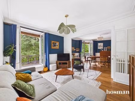 coup de coeur - 5 pièces de 97 m² - vue sur le parc montsouris - 75014