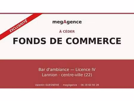vente bureaux et commerces à lannion (22300) : à vendre / lannion