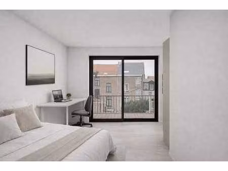 luxe studentenkamer eigen sanitair met terras