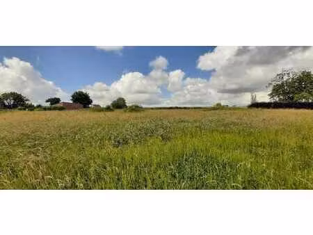 beau terrain à bâtir plat  au calme et à la campagne