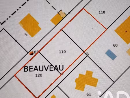 vente terrain 1800 m² à haucourt-moulaine (54860)  350 000 €