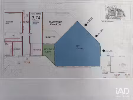 location boutique/local commercial 177 m²