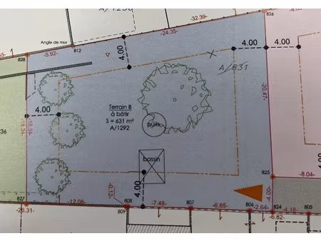 vente terrain 631 m² à saint-jean-lasseille (66300)  216 000 €