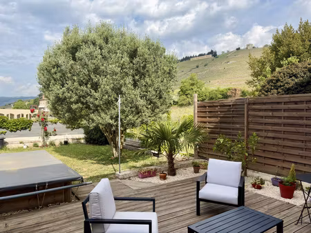 maison 90 m² avec jardin au cœur des vignes de tain-l’hermitage - 3 chambres - garage - ca