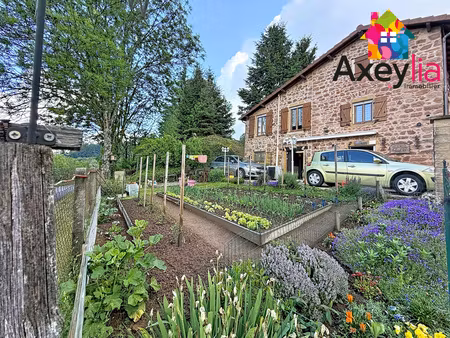 a vendre - cuinzier - maison en pierres avec 2 chambres  dépendances et jardin