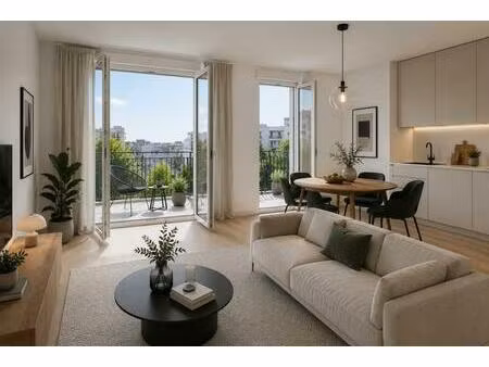 superbe 3 pièces avec double balcon – secteur mairie d’aubervilliers