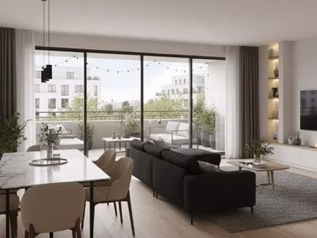 superbe 3 pièces avec double balcon – proche pont de bry