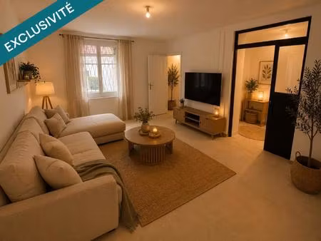 appartement t3 de 58m² avec terrasse et jardin