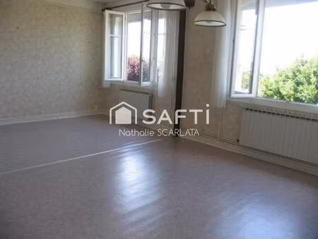 appartement de 80 m² 2 chambres avec garage et jardin