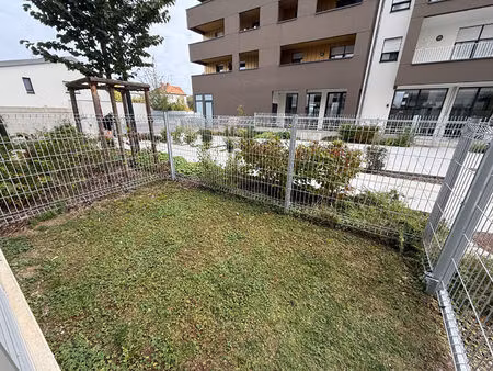 schiltigheim : studio récent avec jardin