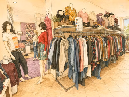fonds de commerce prêt à porter d'occasion  accessoires