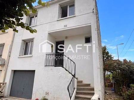 3 chambres  jardin et garage à castres