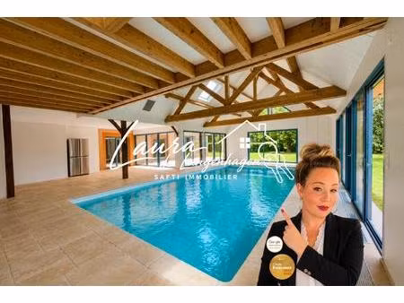 belle fermette avec espace piscine intérieure de 145 m²