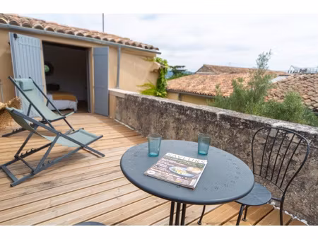maison de ville t2 avec terrasse tropézienne