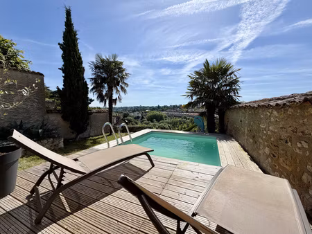 maison de caractère 160 m² rénovée  piscine  vue panoramique poitiers - avenue libération