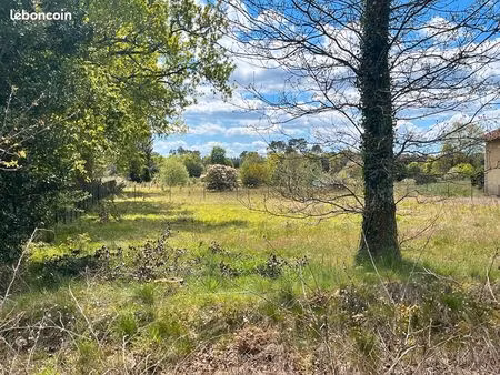 terrain 800 m² lit et mixe
