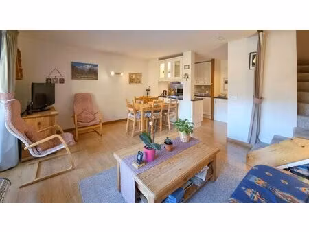 appartement duplex lumineux avec vue imprenable sur la montagne à la grande terche ;...
