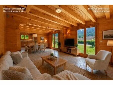 charmant chalet avec vue panoramique