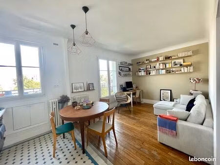 appartement lumineux 2 pièces 48 65 m² paris 19e