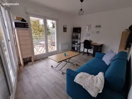 studio avec terrasse  parking et vue nature – idéal étudiant(e) – nancy