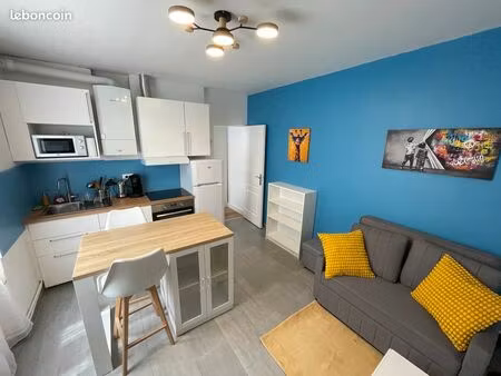 appartement meublé 2 pièces refait à neuf – 28 m² – orléans saint-marceau