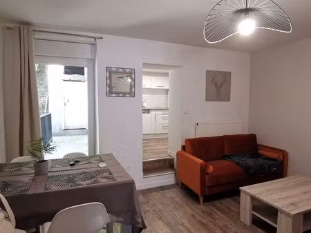 t3 meublé avec terrasse – tout confort