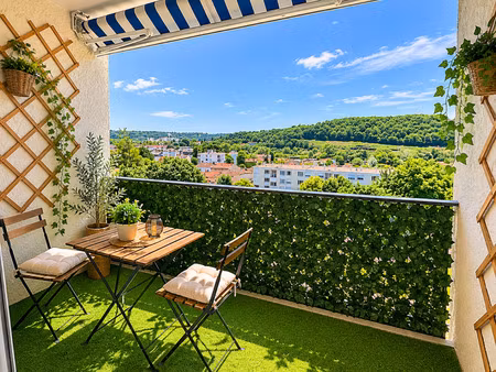 appartement f3 centre-ville vue dégagée mont d'or