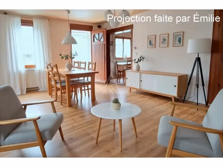 vente maison bersee  91m² 4 pièces 199 000€ avec garage