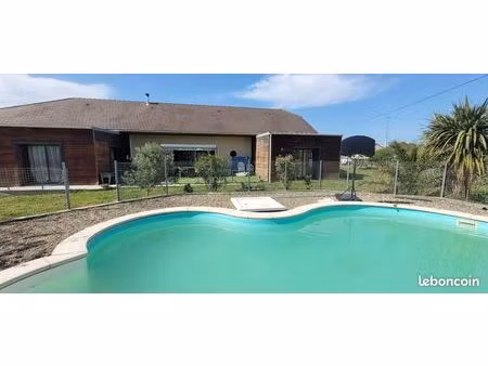 secteur arzacq / morlanne maison d'architecte  5 ch./250m² sh/5 500 m² de jardin avec pisc