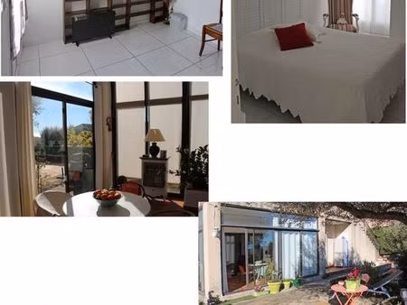 joli t3 en rez-de-jardin de villa