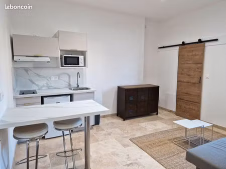 studio meublé entièrement rénové
