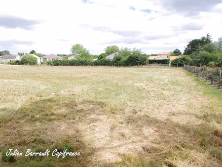 terrain à vendre savigny levescault 1070m2 76 000€