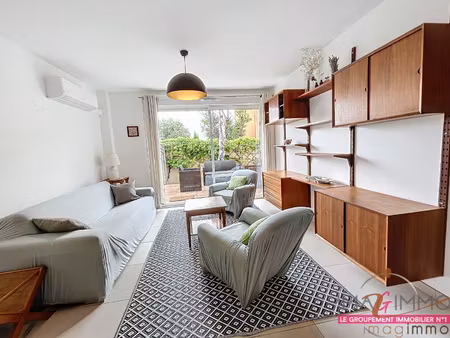 location bel appartement t3 marseillan  terrasse  jardinet 