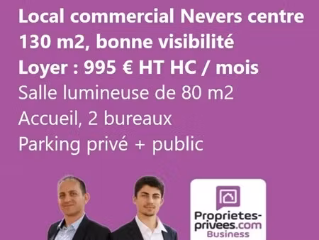 location commerce nevers 58000 130m²