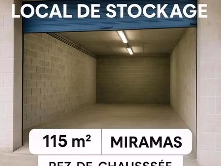 location entrepôt miramas 13140 115m²