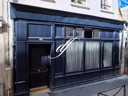 vente commerce paris 75005 52m²