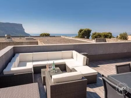 cassis – superbe t2/3 de 48m2 + **terrasse de 38 m²** dans la très recherchée résidence « 